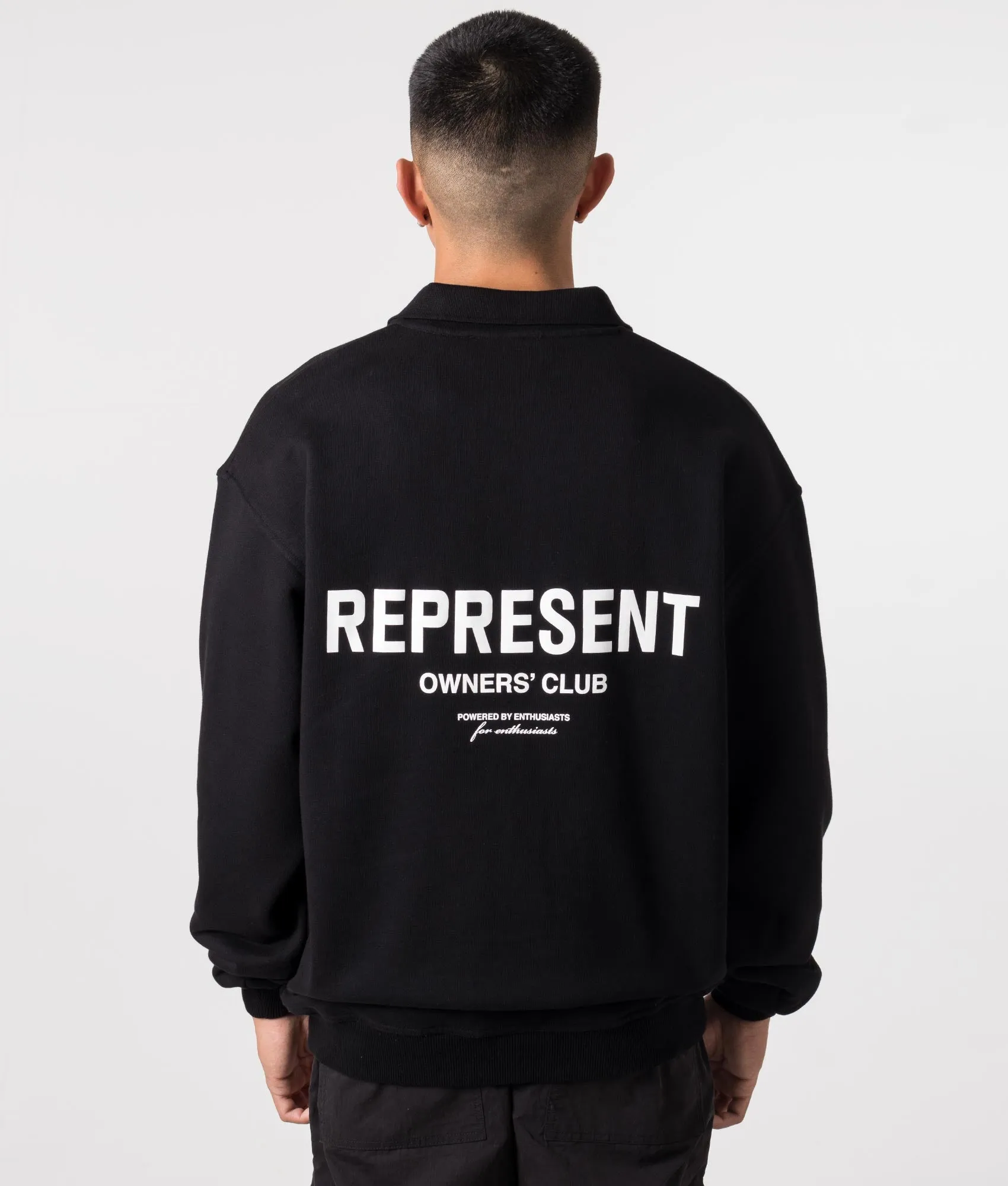 Represent Owners Club Polo Collar Sweatshirt sold by EQVVS product image thumbnail 2