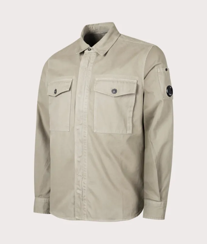 Military Twill Emerized Pocket Overshirt sold by EQVVS