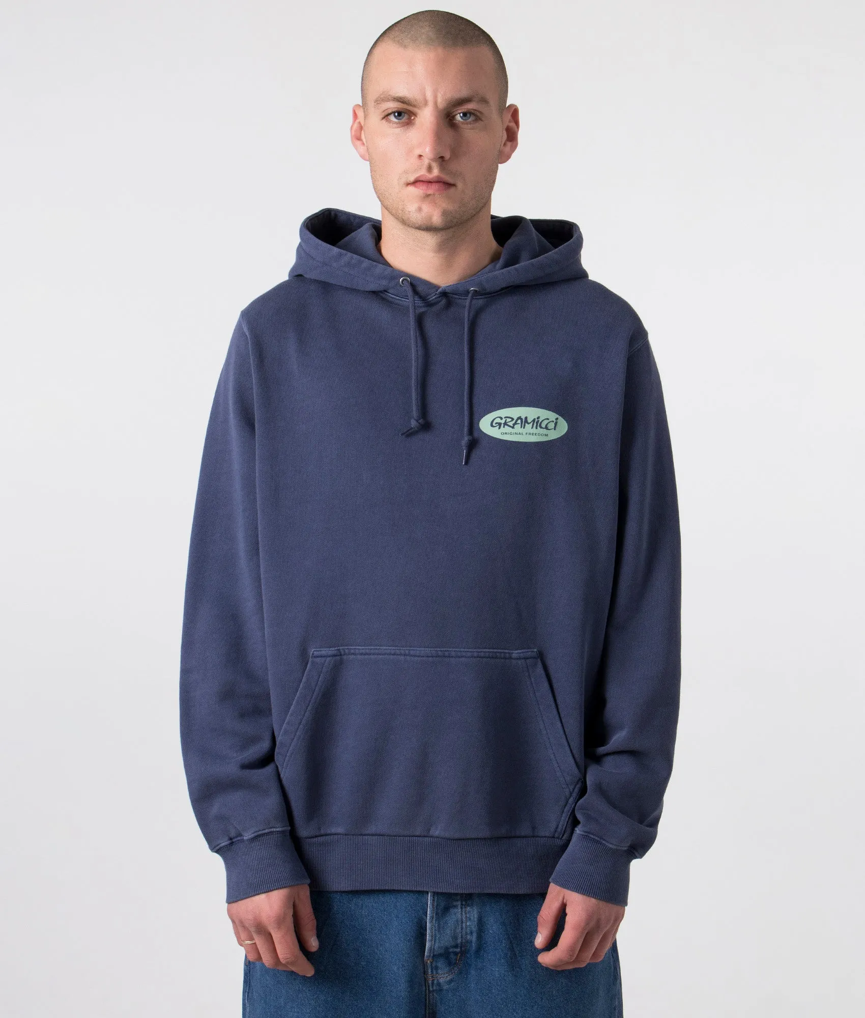 Relaxed Fit Original Freedom Oval Hoodie sold by EQVVS product image thumbnail 2