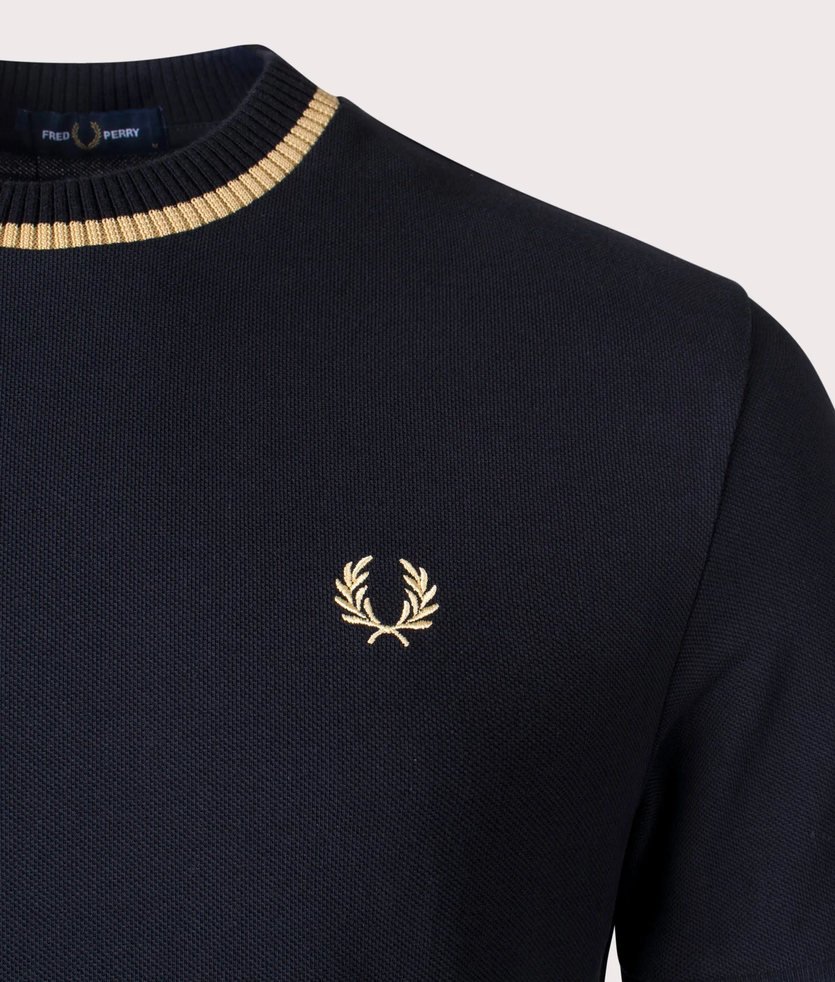 Crew Neck Pique T-Shirt sold by EQVVS product image thumbnail 2