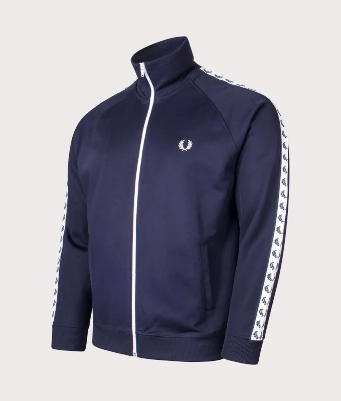 Taped Laurel Track Top sold by EQVVS