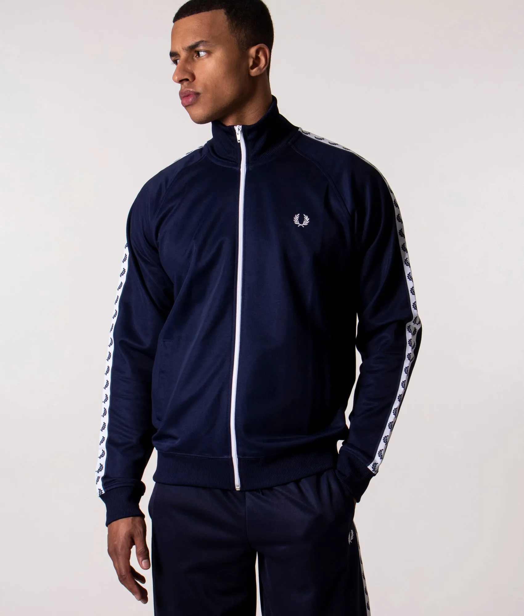 Taped Laurel Track Top sold by EQVVS product image thumbnail 5