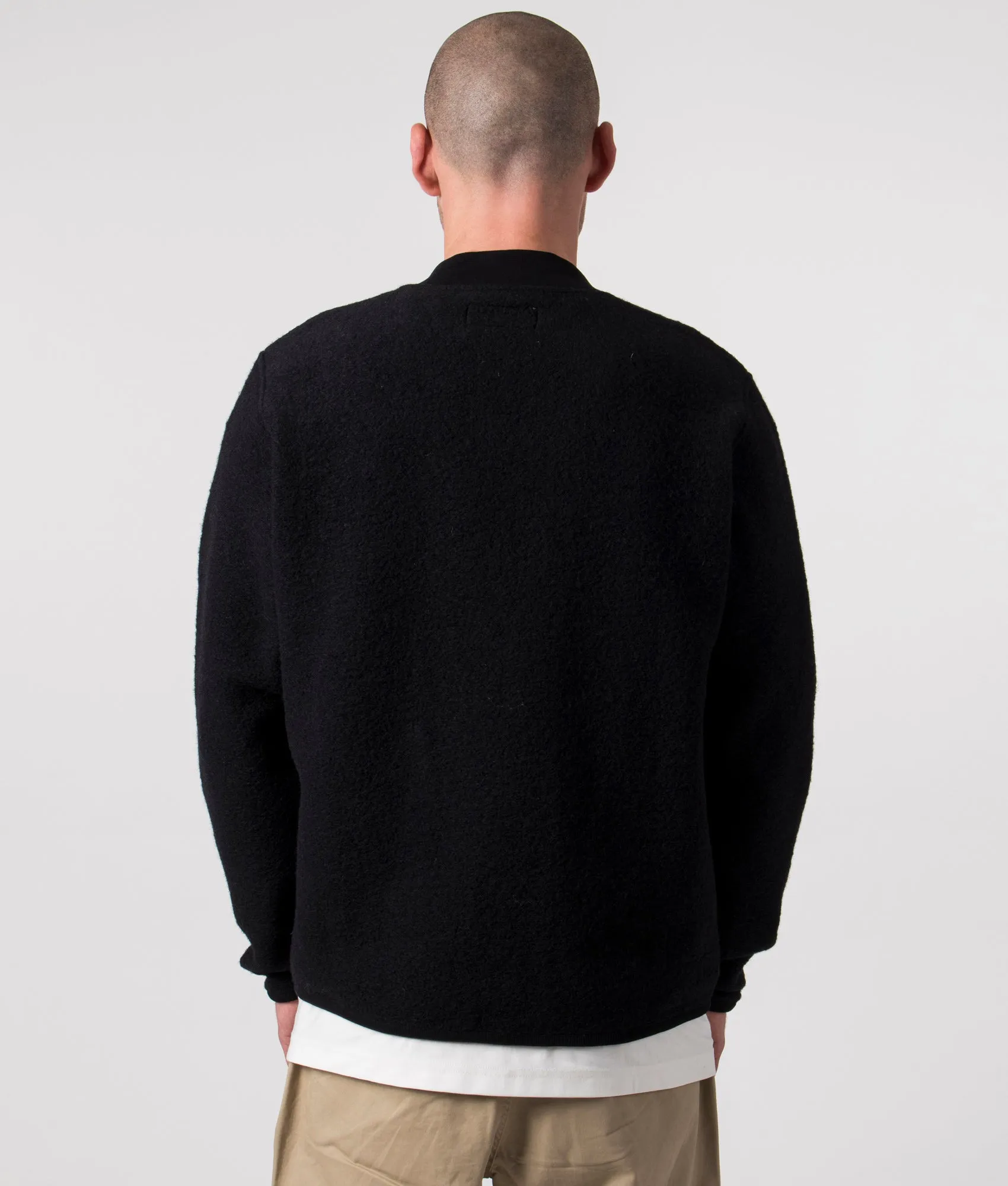 Wool Zip Bomber Jacket sold by EQVVS product image thumbnail 4