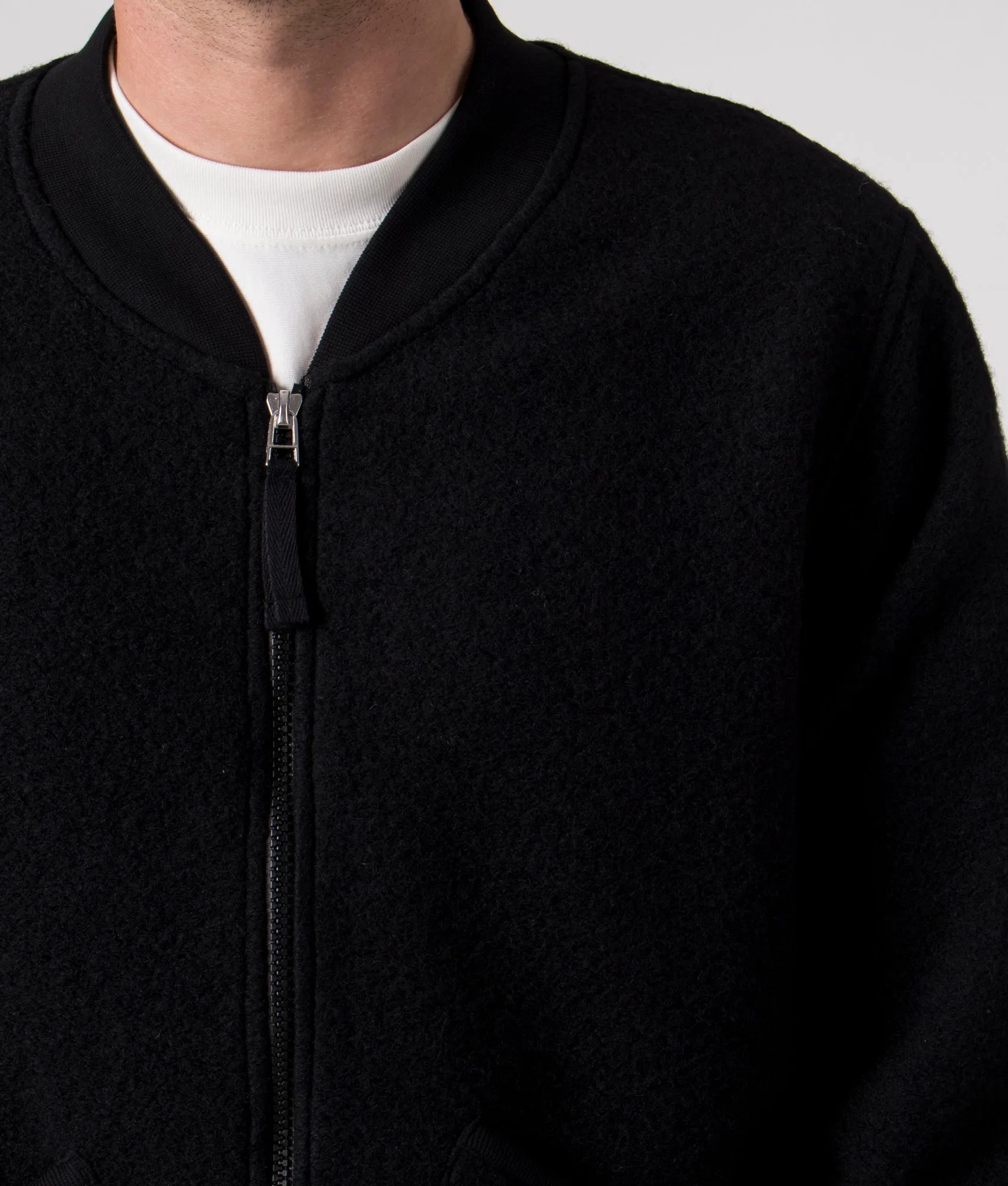 Wool Zip Bomber Jacket sold by EQVVS product image thumbnail 3