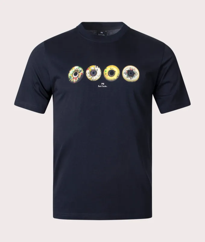 Wheels Print T-Shirt made by EQVVS