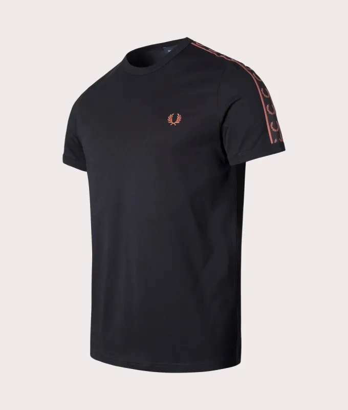 Contrast Tape Ringer T-Shirt sold by EQVVS