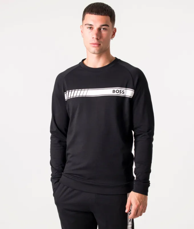 Authentic Logo Stripe Sweatshirt sold by EQVVS