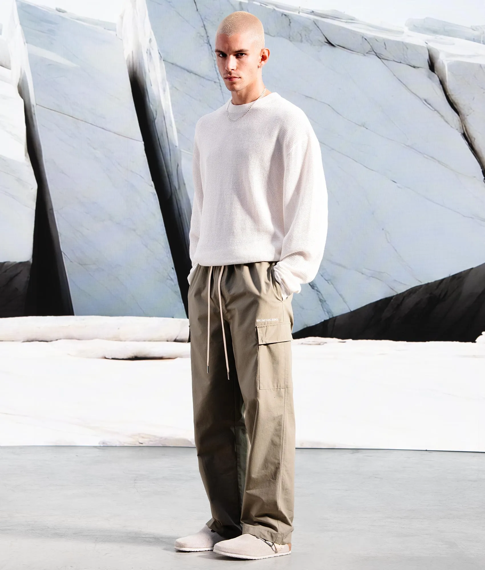Relaxed Fit Ripstop Cargo Pants sold by EQVVS product image thumbnail 2