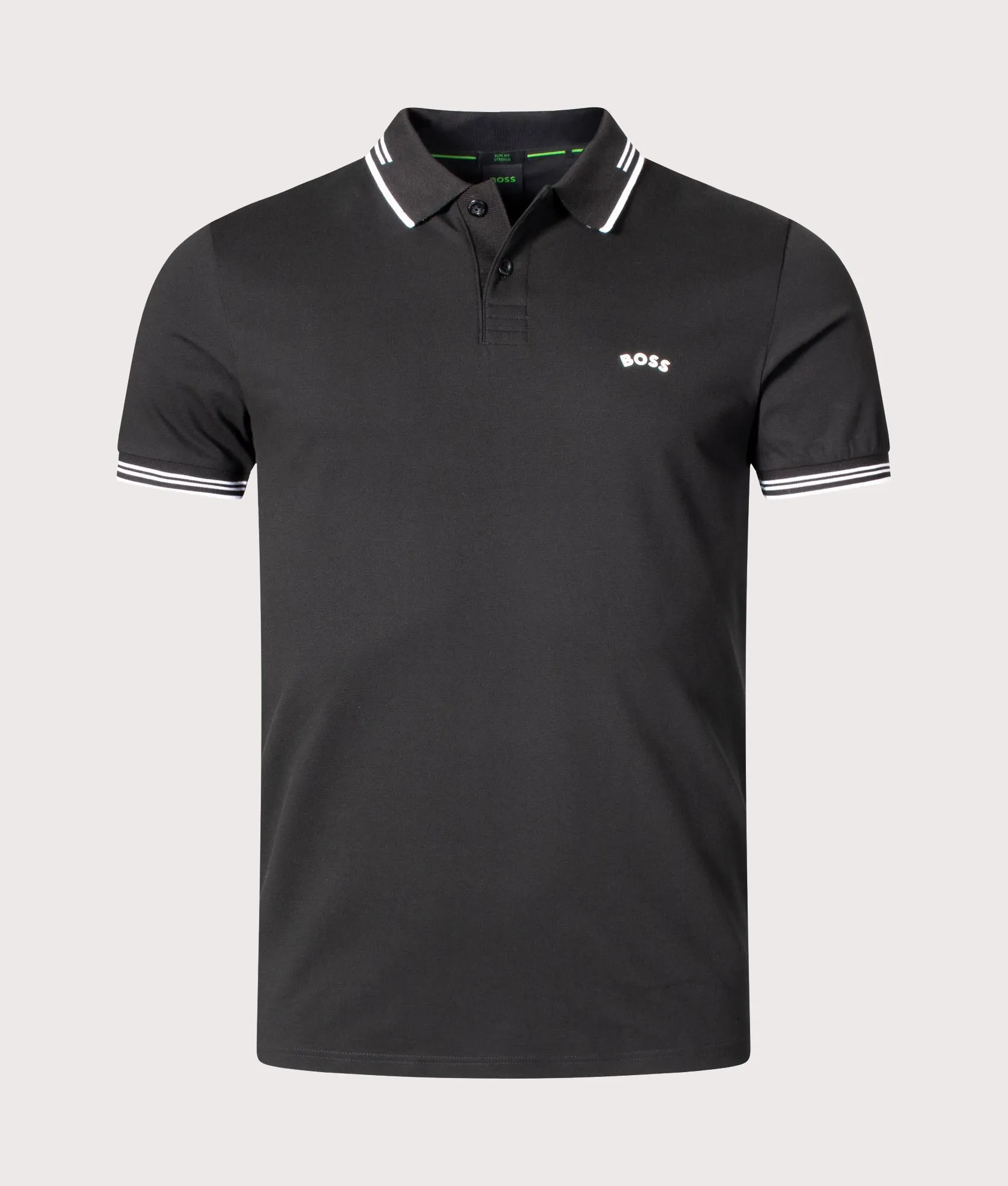Slim Fit Paul Curved Logo Polo Shirt sold by EQVVS