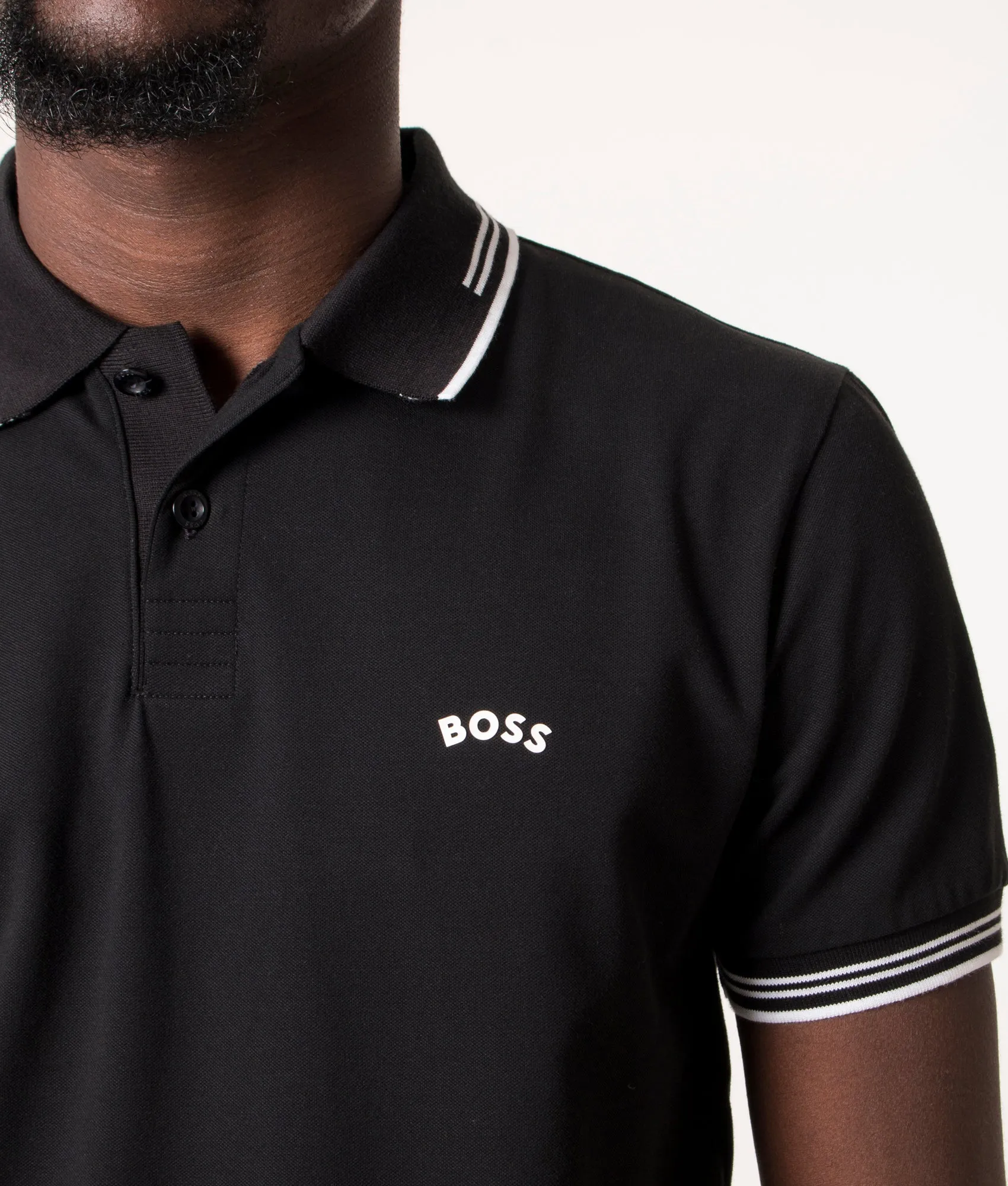 Slim Fit Paul Curved Logo Polo Shirt sold by EQVVS product image thumbnail 3