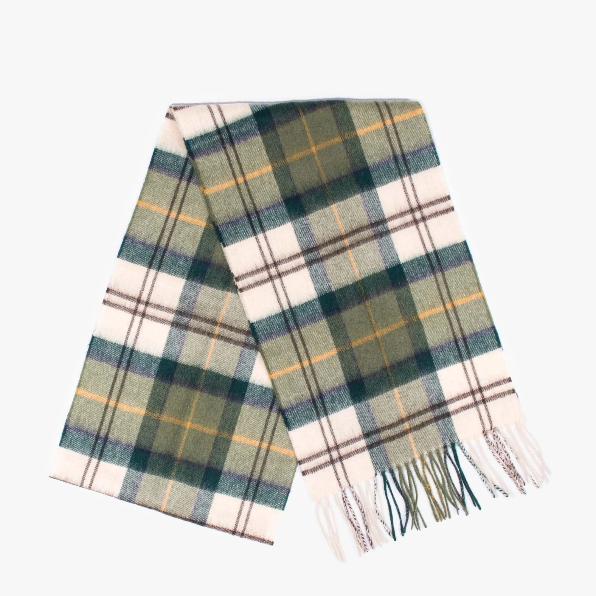 Merino Cashmere Tartan Scarf sold by EQVVS