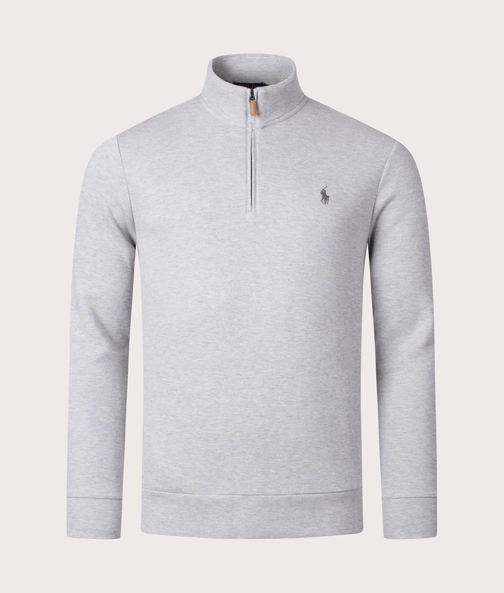 Double Knit Mesh Quarter Zip Sweatshirt sold by EQVVS