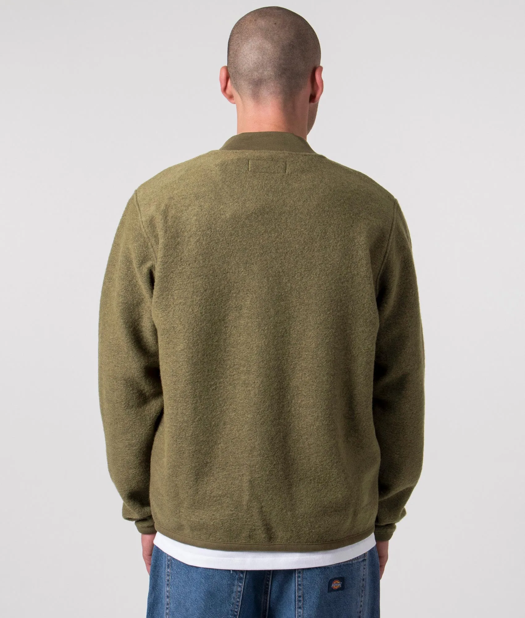 Wool Zip Bomber Jacket sold by EQVVS product image thumbnail 4