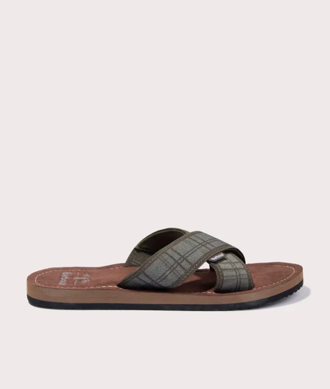 Tartan Toeman Beach Sandals sold by EQVVS