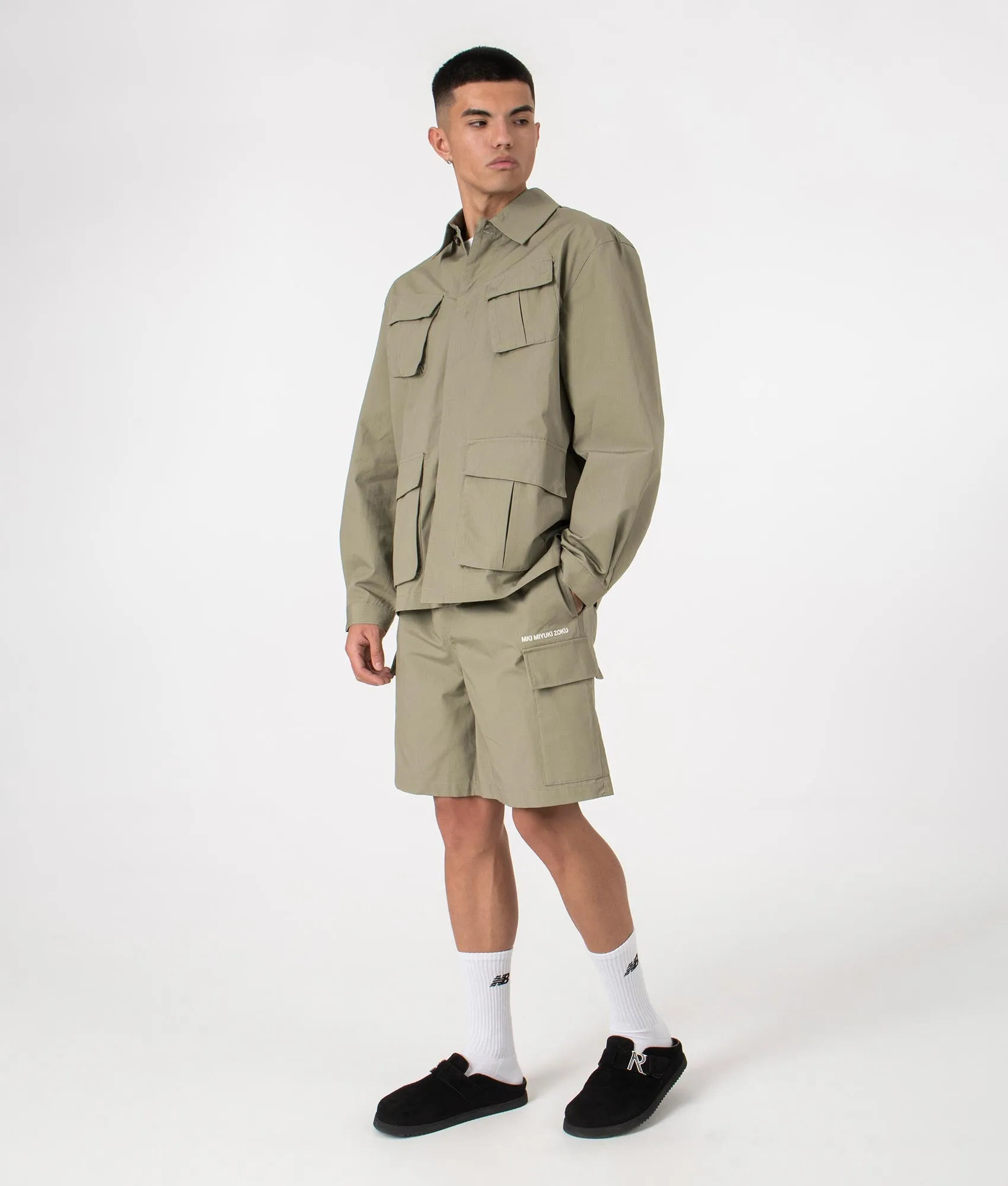 Oversized Ripstop Cargo Jacket sold by EQVVS product image thumbnail 3