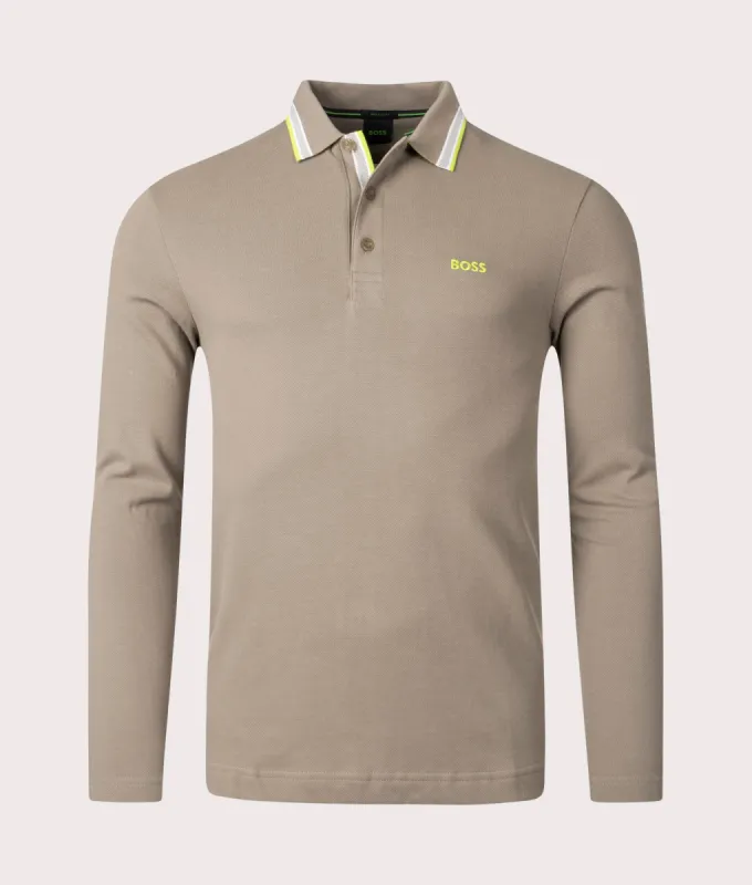 Long Sleeve Plisy Polo Shirt sold by EQVVS