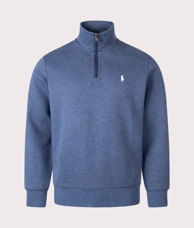 Double-Knit Quarter Zip Sweatshirt sold by EQVVS