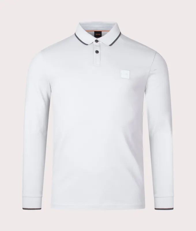 Long Sleeve Passertip Polo Shirt sold by EQVVS