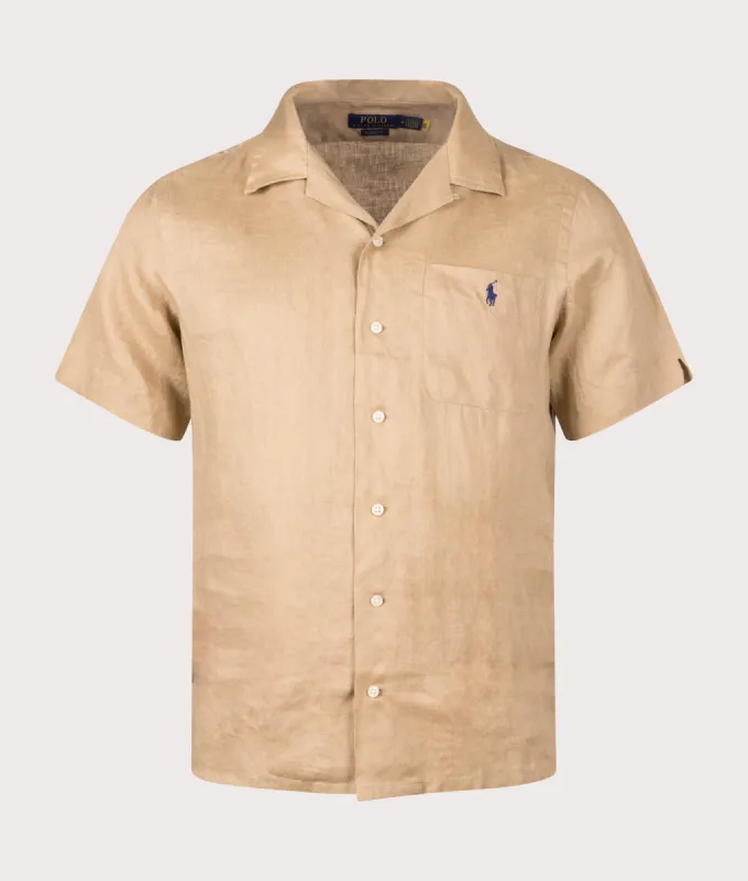 Custom Fit Short Sleeve Linen Shirt sold by EQVVS