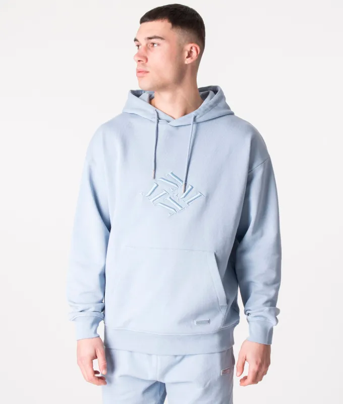 Oversized 4M Embroidered Logo Hoodie sold by EQVVS