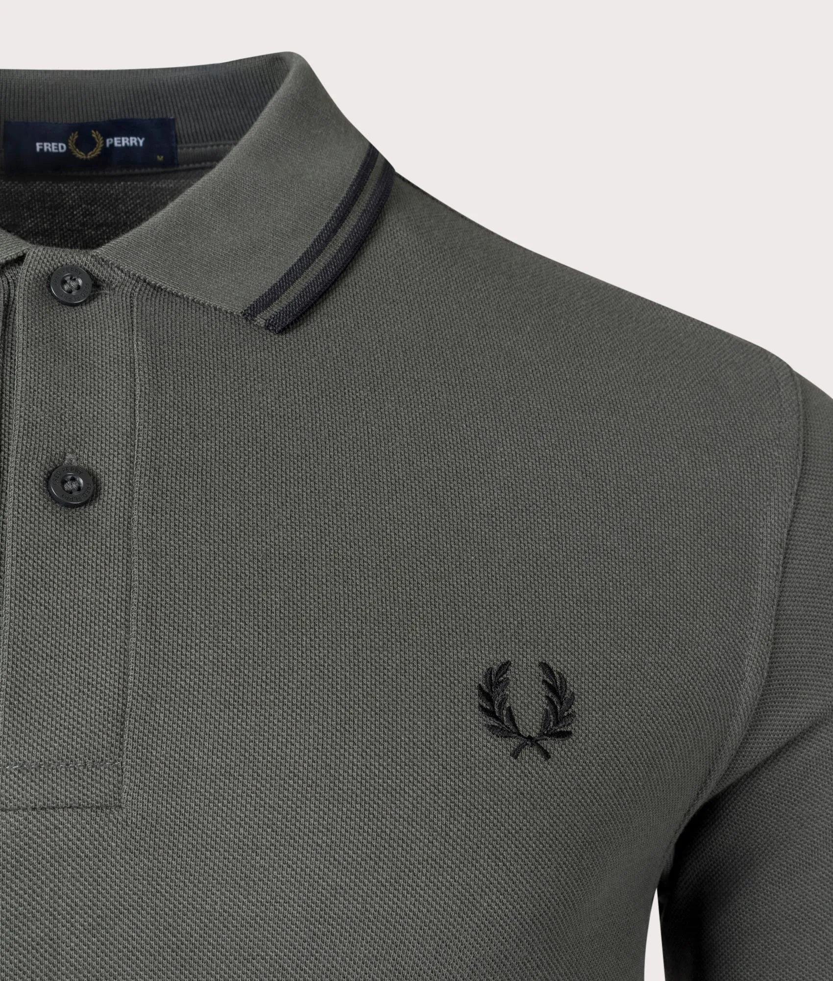 Long Sleeve Twin Tipped Polo Shirt sold by EQVVS product image thumbnail 2