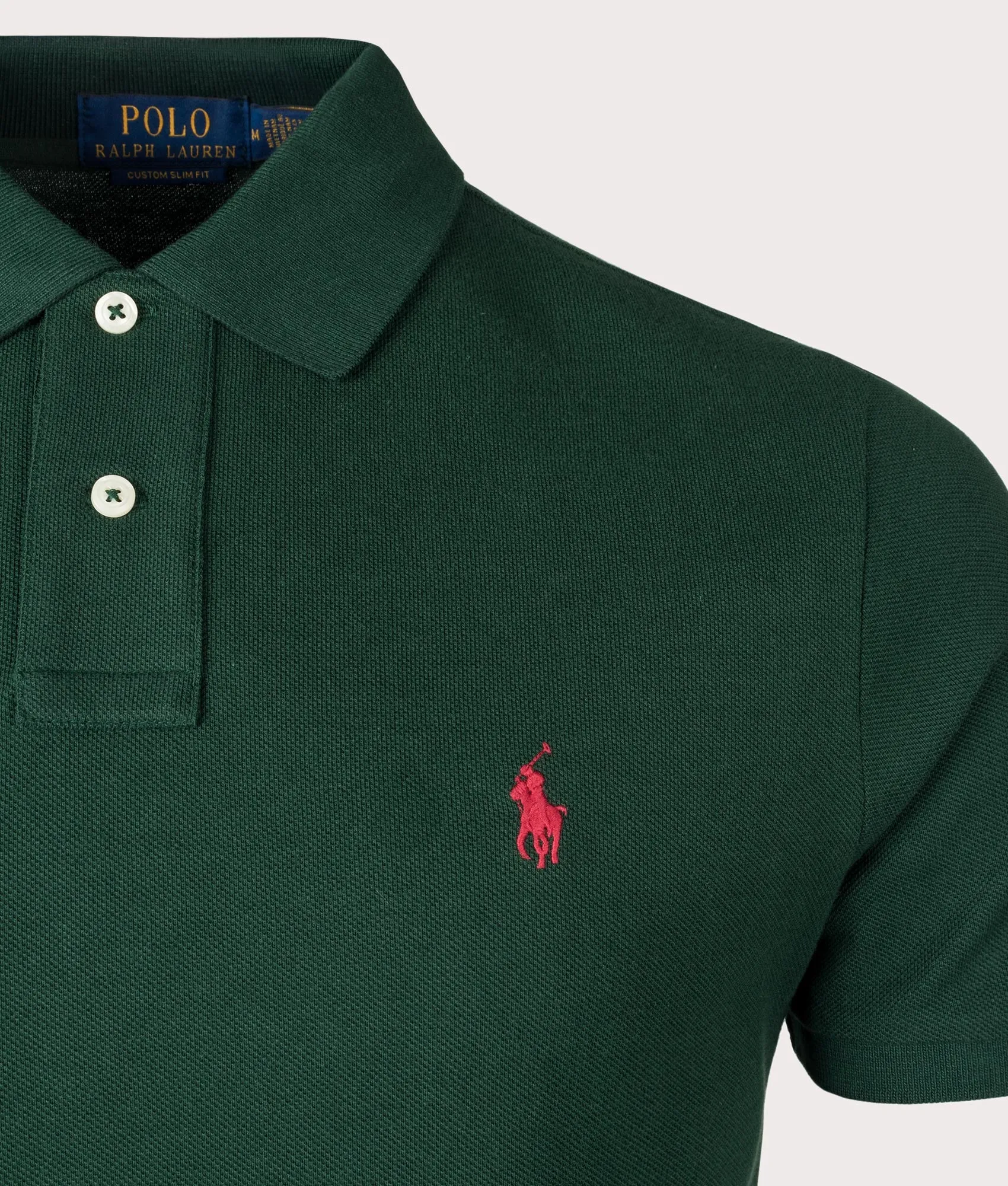 Custom Slim Fit Mesh Polo Shirt sold by EQVVS product image thumbnail 2