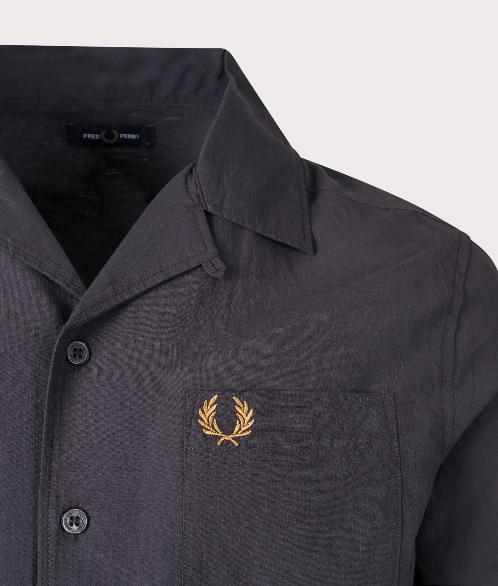 Lightweight Texture Revere Collar Shirt sold by EQVVS product image thumbnail 2