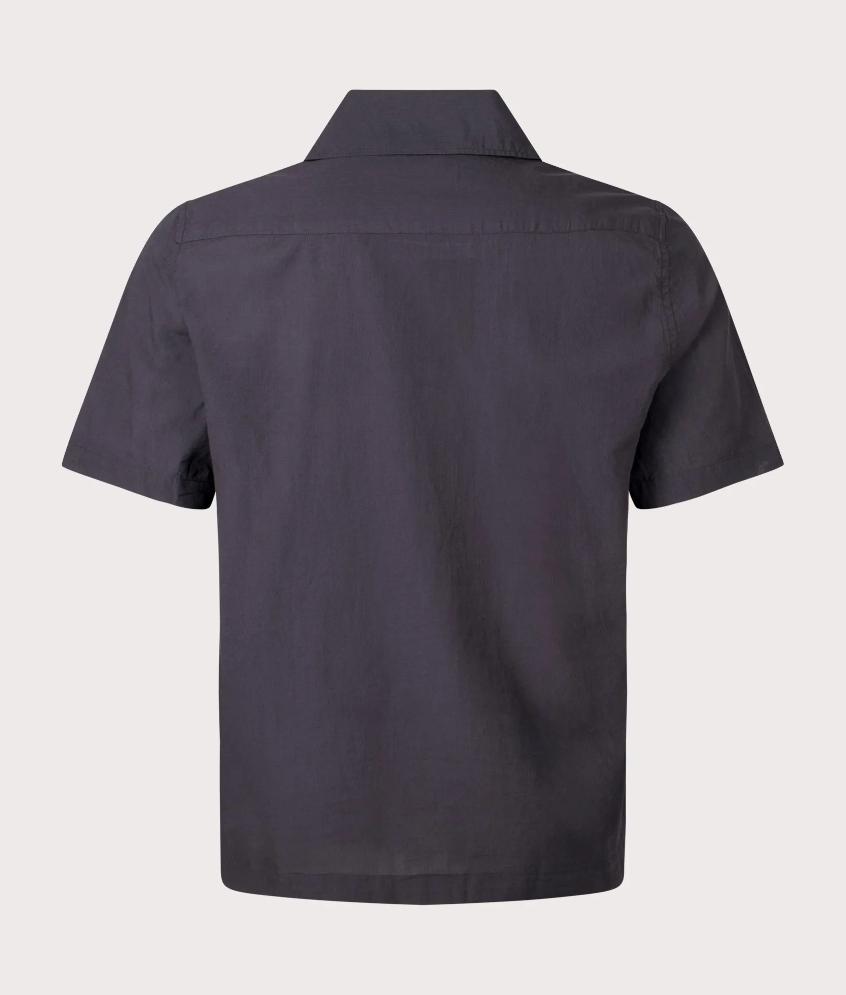 Lightweight Texture Revere Collar Shirt sold by EQVVS product image thumbnail 3
