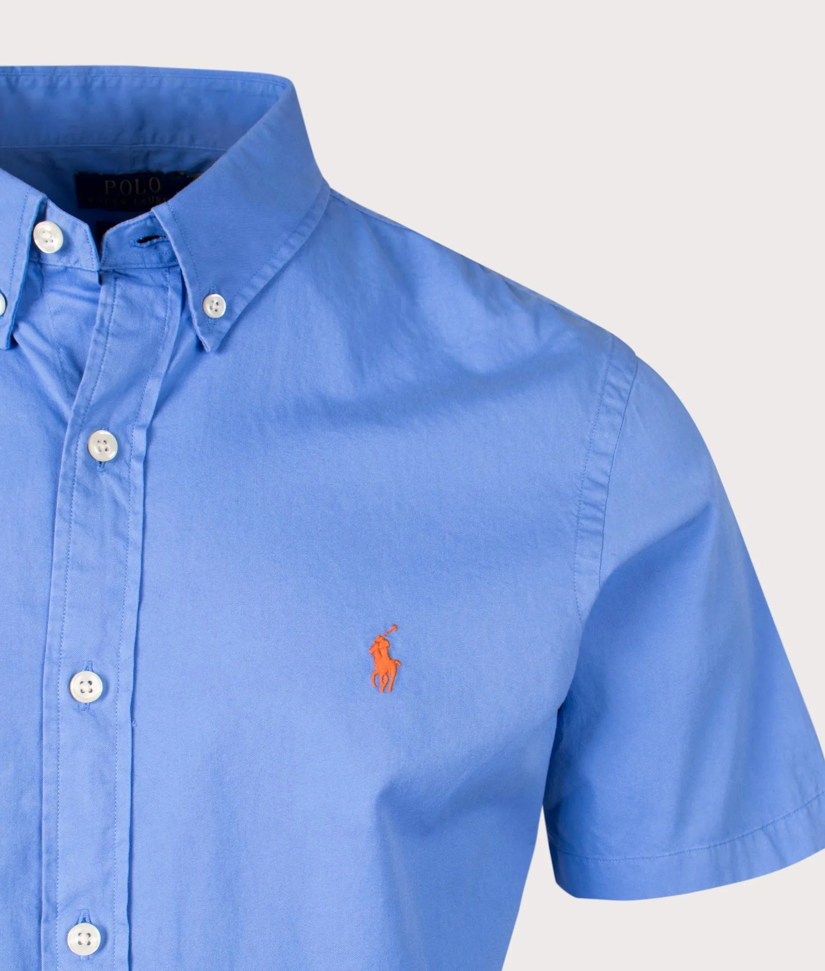 Slim Fit Garment Dyed Short Sleeve Shirt sold by EQVVS product image thumbnail 2