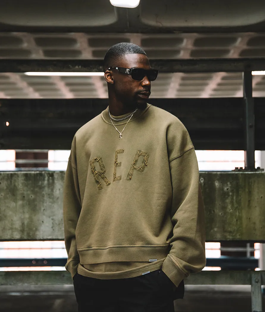 Rep Applique Sweatshirt sold by EQVVS product image thumbnail 2