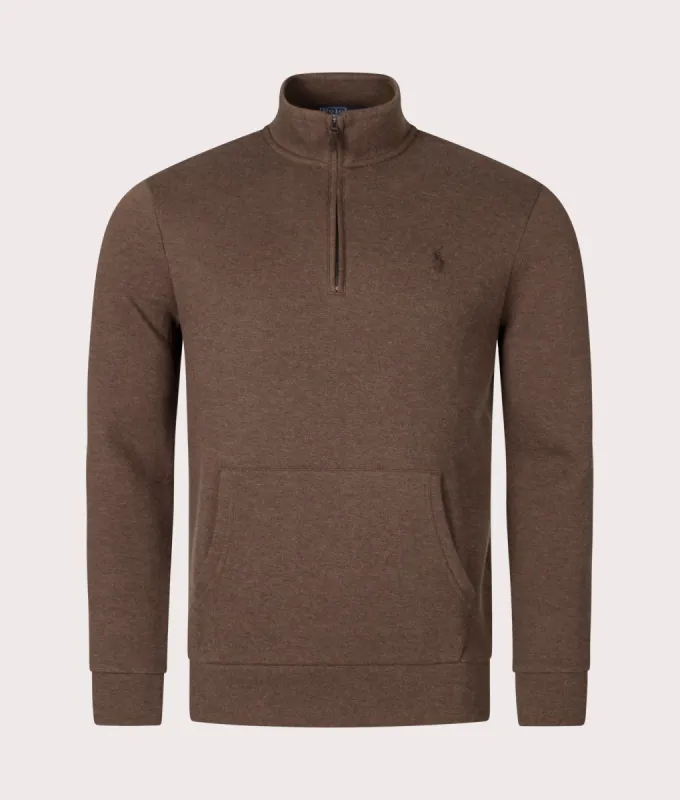 Quarter Zip Double Knit Sweatshirt sold by EQVVS