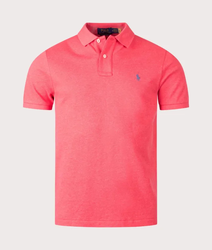Custom Slim Fit Mesh Polo Shirt sold by EQVVS