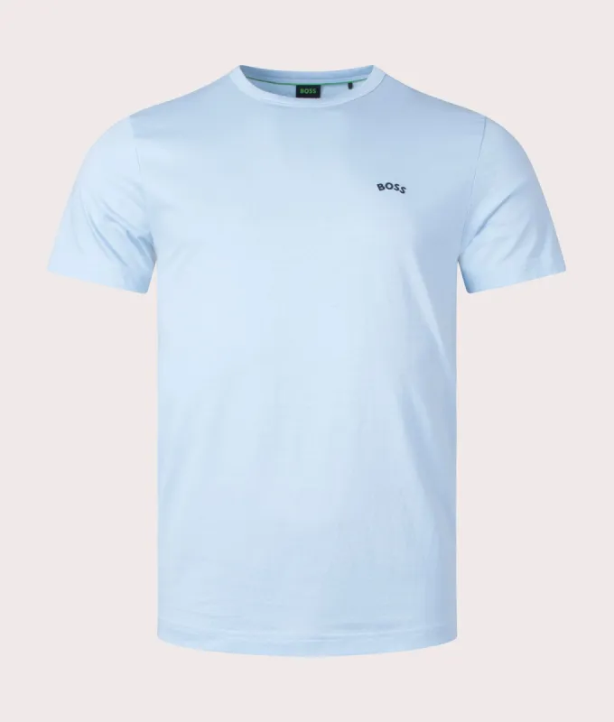 Curved Logo T-Shirt made by EQVVS