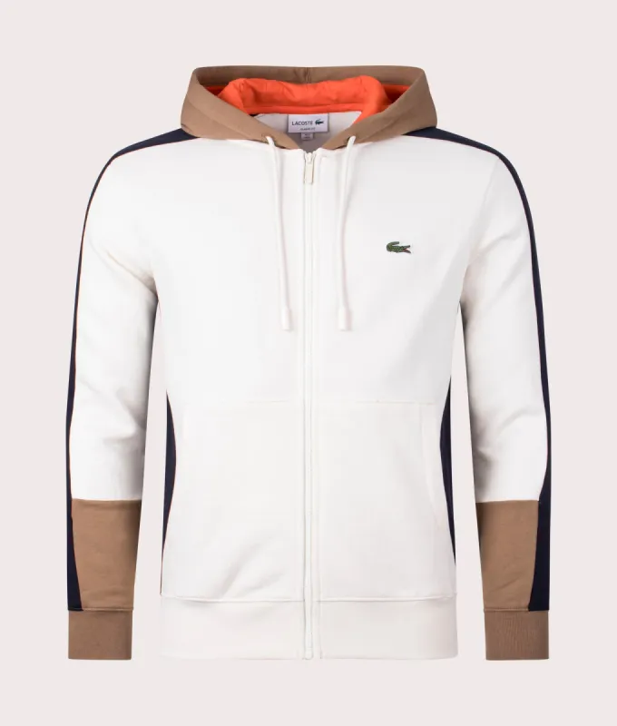 Zip Through Colour Block Hoodie sold by EQVVS