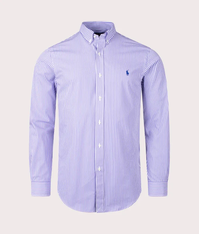 Slim Fit Striped Poplin Shirt sold by EQVVS