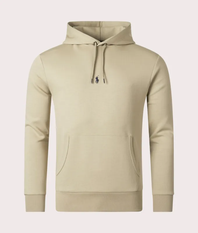 Double Knit Central Logo Hoodie sold by EQVVS