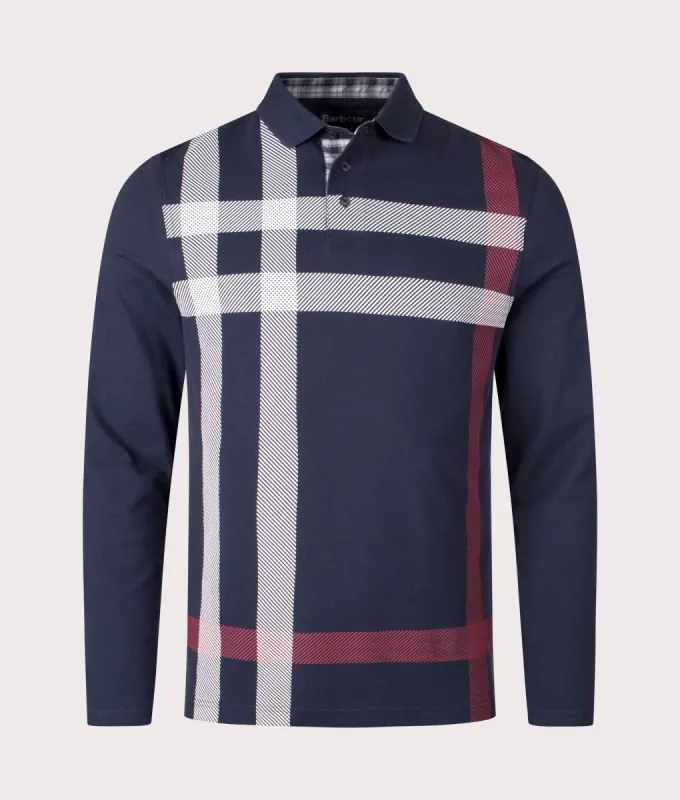 Blaine Tailored Long Sleeve Polo Shirt sold by EQVVS