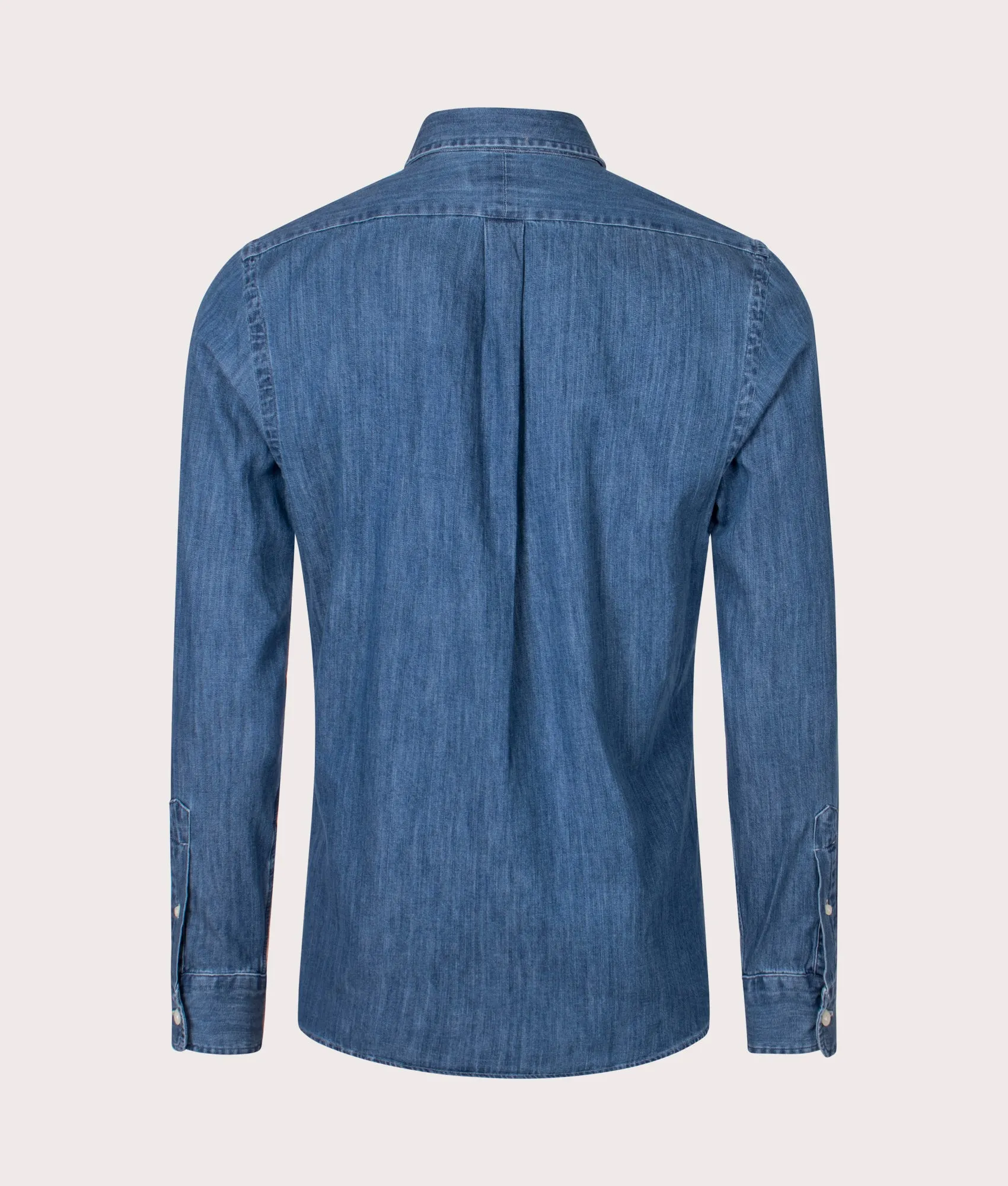 Custom Slim Fit Denim Shirt sold by EQVVS product image thumbnail 3