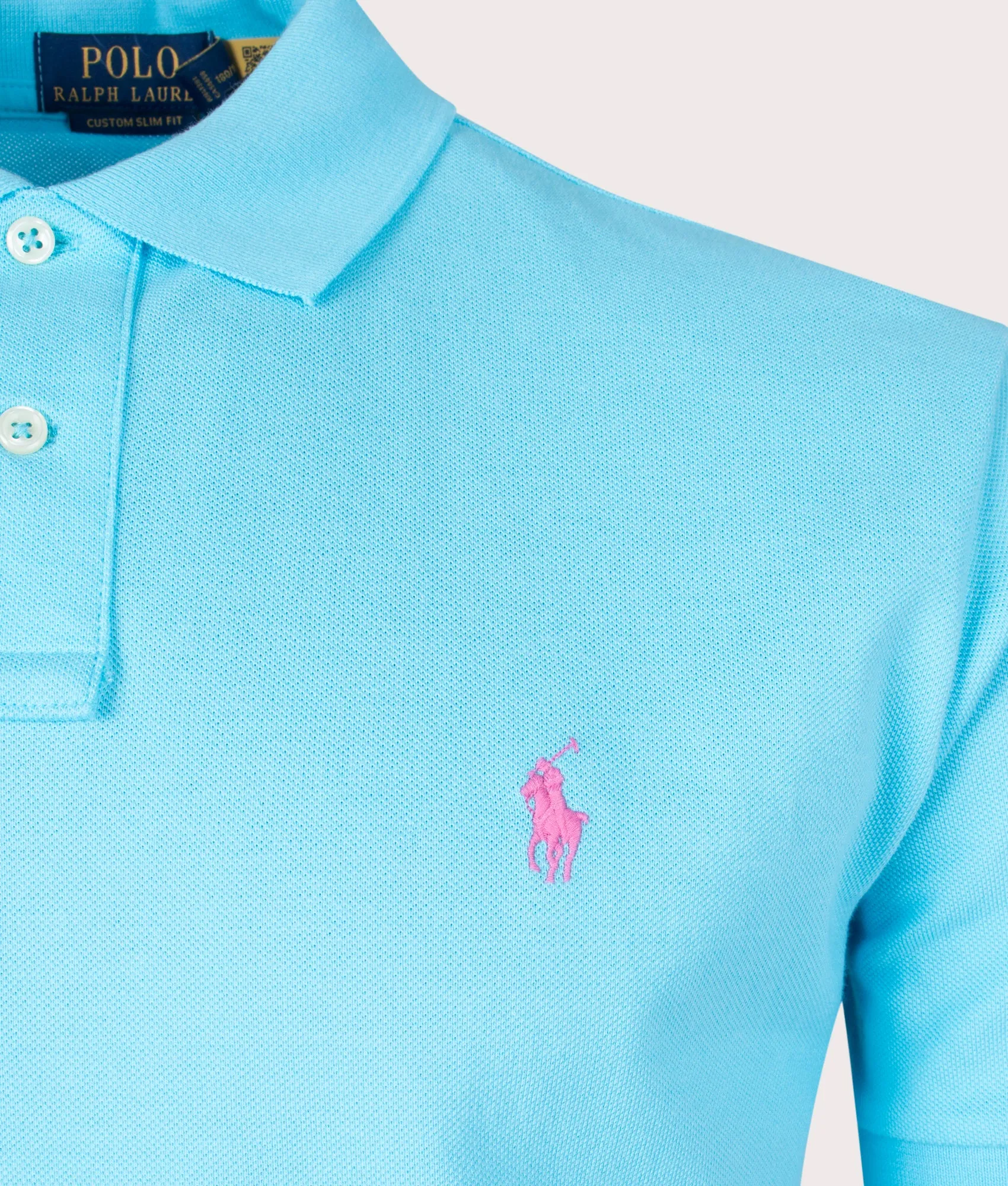 Custom Slim Fit Mesh Polo Shirt sold by EQVVS product image thumbnail 2