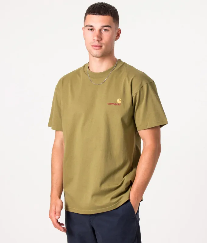 Relaxed Fit American Script T-Shirt sold by EQVVS
