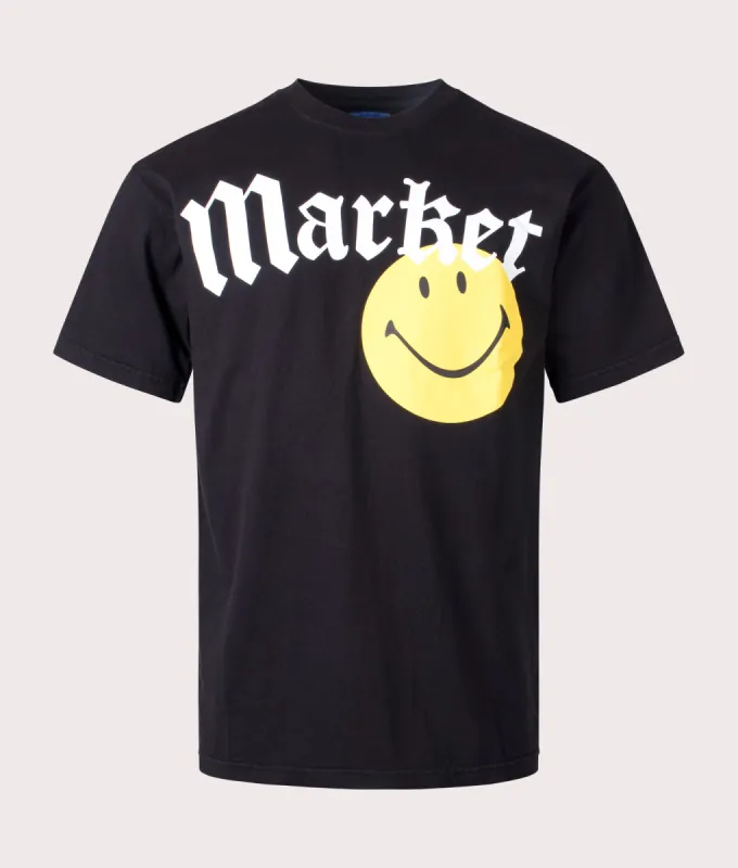 Smiley Gothic T-Shirt sold by EQVVS