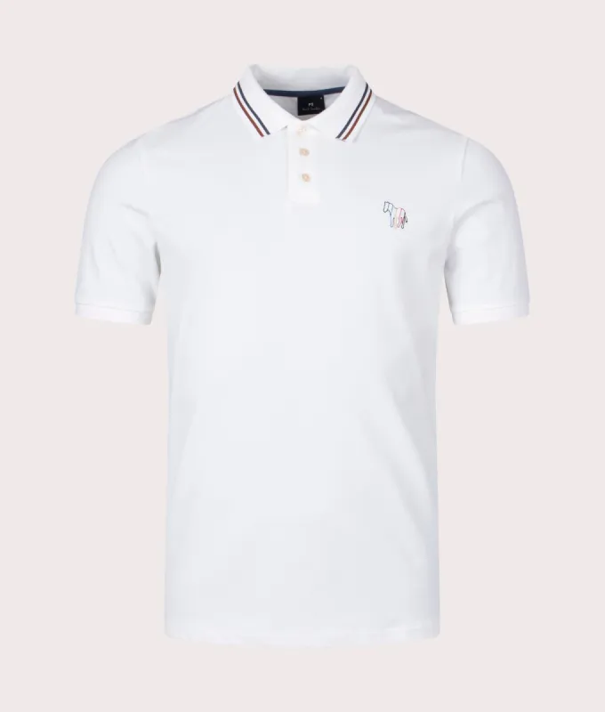 Broad Stripe Zebra Polo Shirt sold by EQVVS