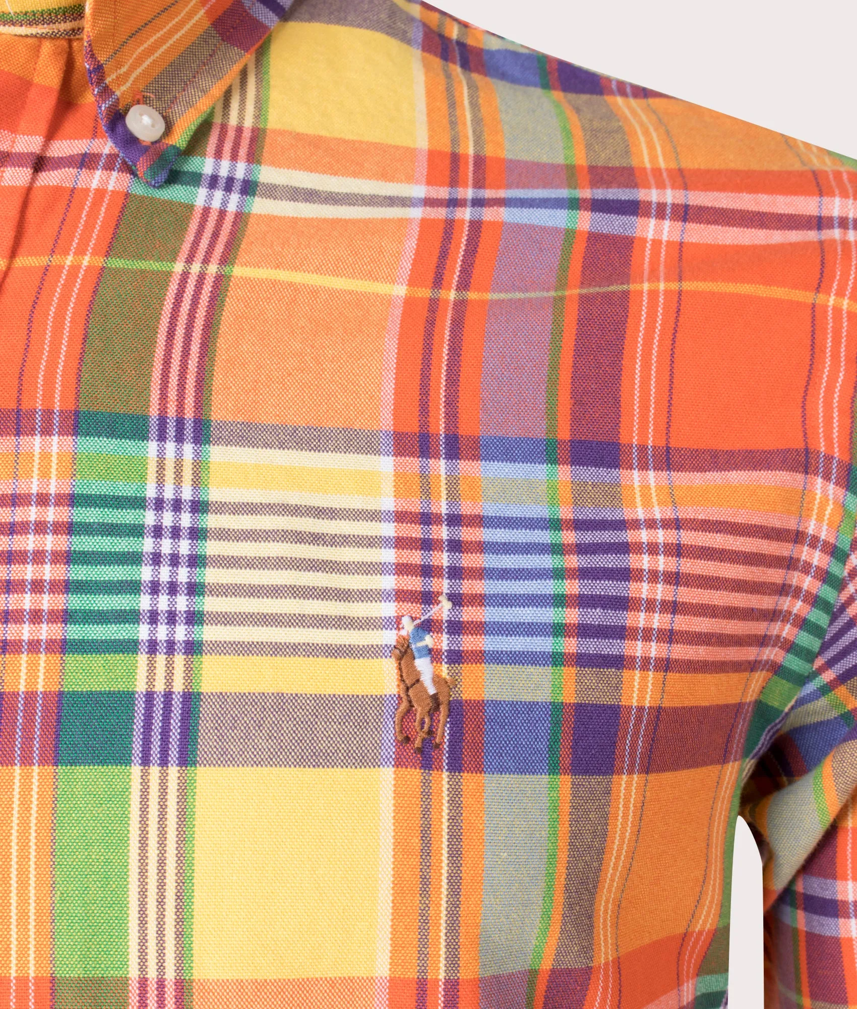 Custom Fit Checkered Oxford Shirt sold by EQVVS product image thumbnail 3