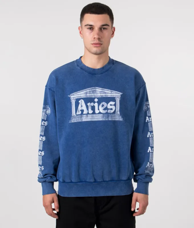 Aged Ancient Column Sweatshirt made by ARIES