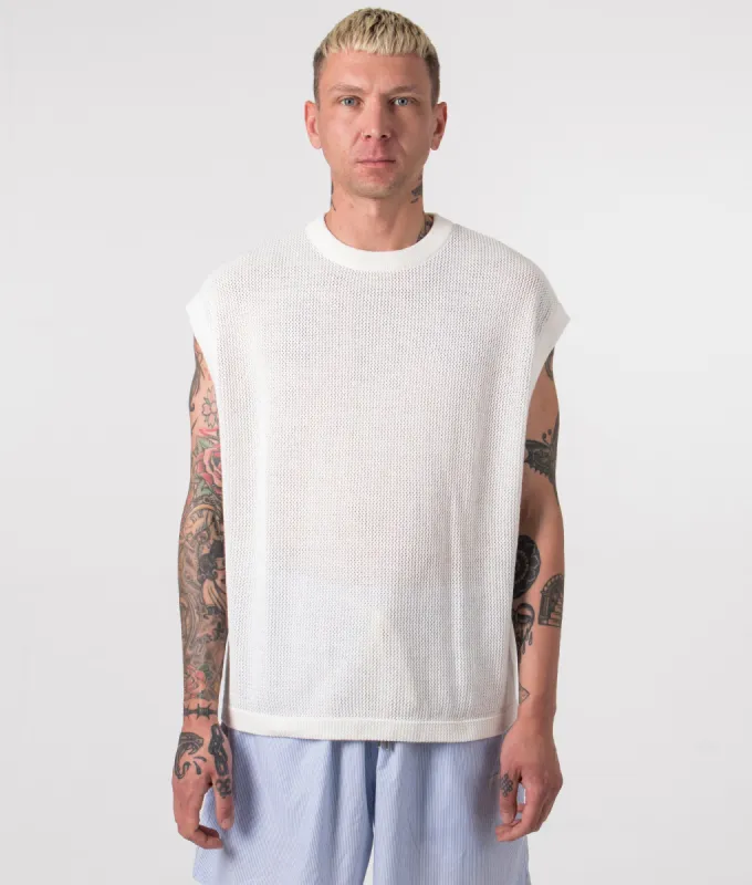 Oversized Loose Gauge Vest sold by EQVVS