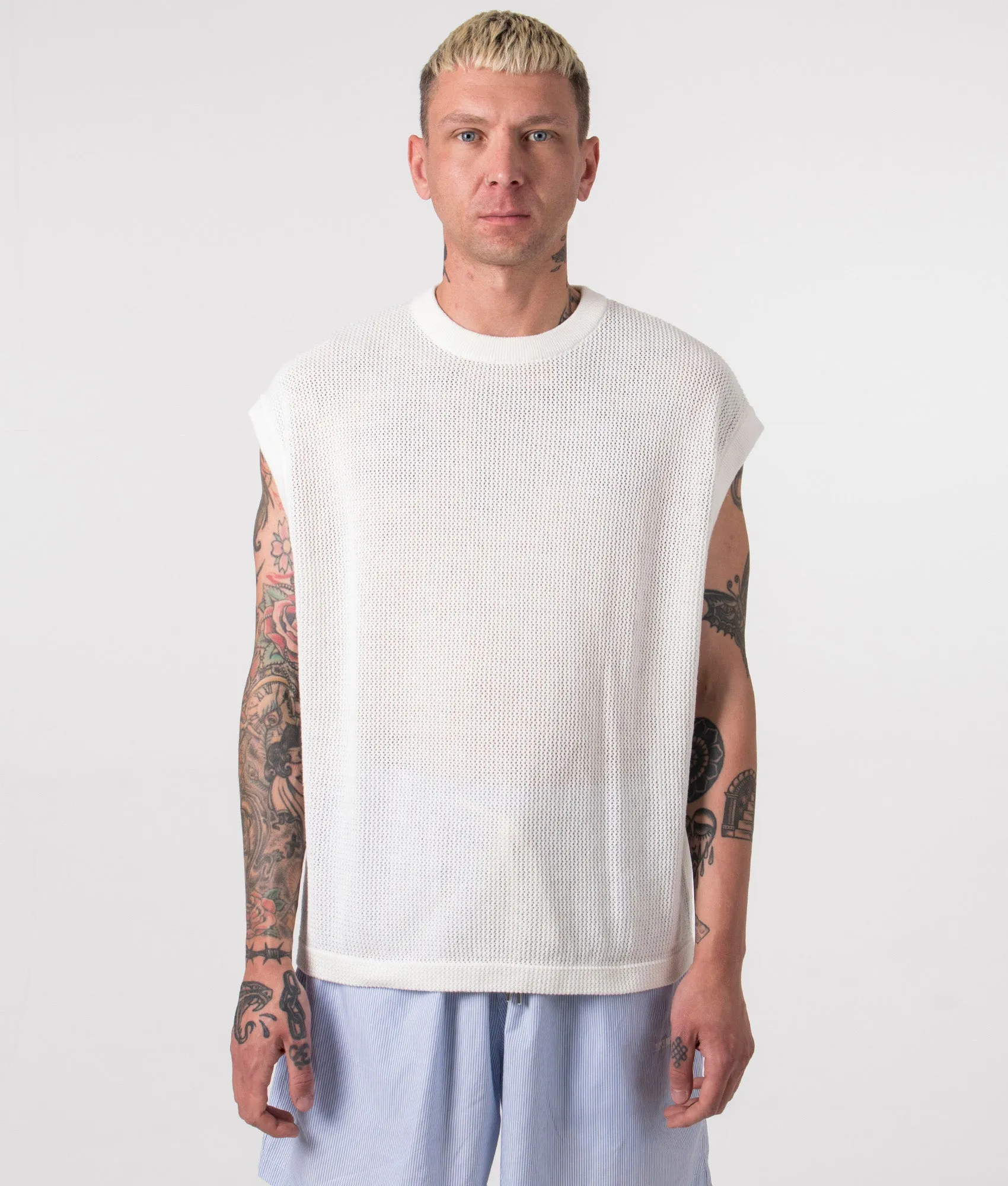 Oversized Loose Gauge Vest sold by EQVVS