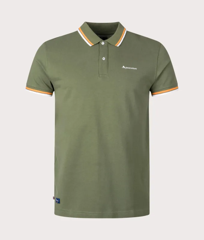 Active Cotton Stripes Dry-Fit Polo Shirt made by EQVVS
