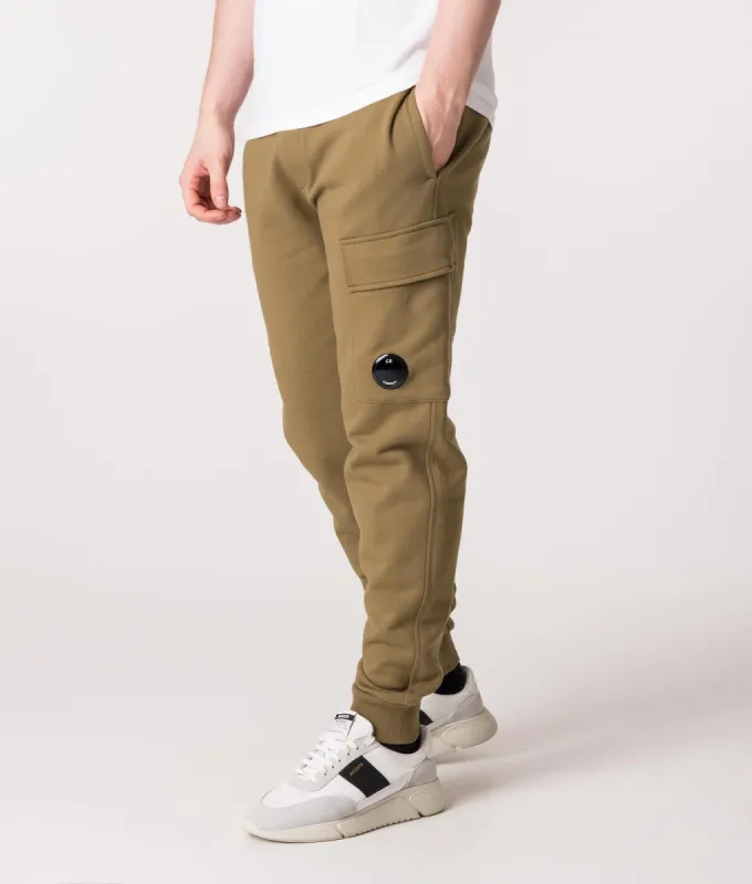 Regular Fit Diagonal Raised Fleece Cargo Joggers sold by EQVVS