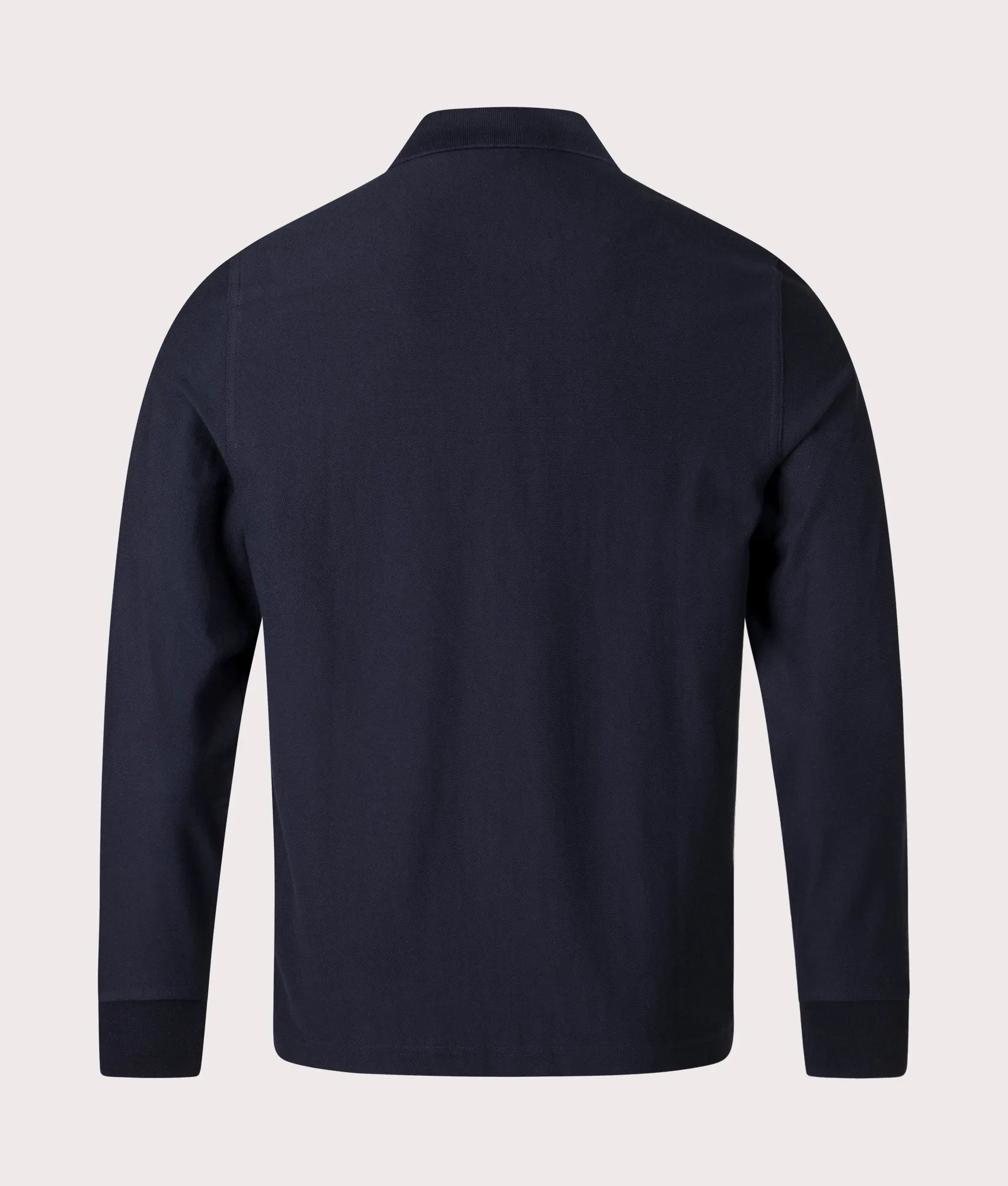 Ombre Stripe Long Sleeve Polo Shirt sold by EQVVS product image thumbnail 3