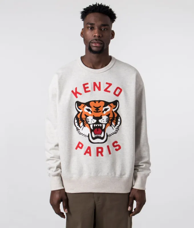 KENZO Lucky Tiger Embroidered Sweatshirt sold by EQVVS